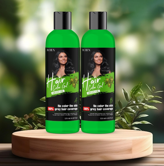 Hair Color Gel - 100% Gray Hair Coverage 125ML (Pack of 2)